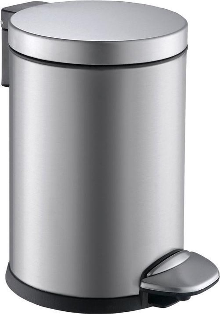 EKO Luna Prullenbak - 5 l - Mat RVS