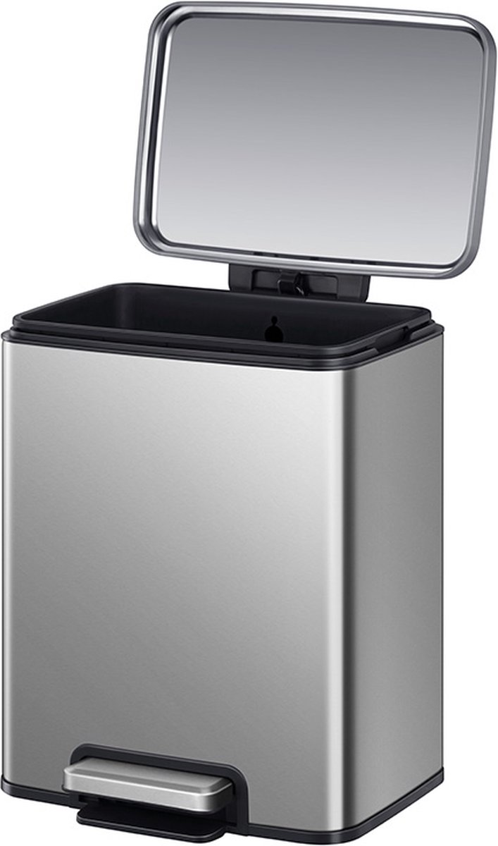 EKO Madison Prullenbak - 12 Liter - RVS - Fingerprintproof - Soft-close