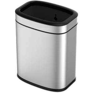 EKO OLI-Cube Open Top Prullenbak - 20 l - Mat RVS