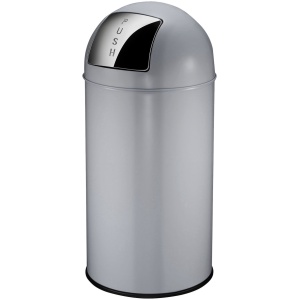 EKO Pushcan Prullenbak - 40 Liter - Grijs