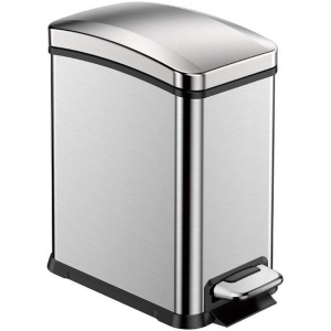 EKO Rejoice Prullenbak - 8 l - Mat RVS