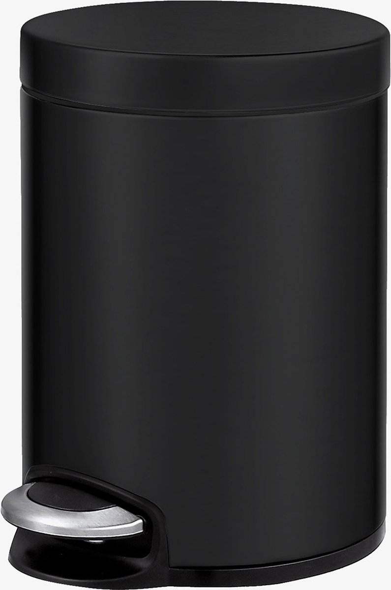 EKO Serene Pedaalemmer 5L - Matzwart - Fingerprintproof - Soft-close