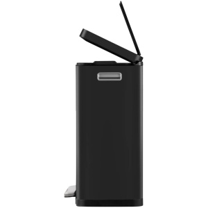 EKO X-Cube Prullenbak 45 Liter - Mat RVS - Soft-close