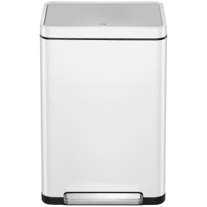 EKO X-Cube Prullenbak 45 Liter - Wit - Soft-close