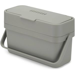 Joseph Joseph Duo - Compo Easy-fill Prullenbak 4 liter - Polypropyleen - Grijs