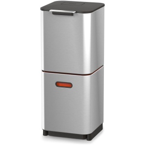 Joseph Joseph Intelligent Waste Prullenbak Totem 2.0 Compact Recycler - 40 l - Zilver