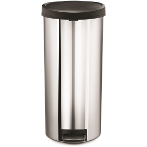 Simplehuman Prullenbak - 30 l - RVS - Zilver