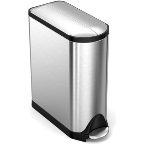 Simplehuman Prullenbak Butterfly - RVS - GFT - 40 l