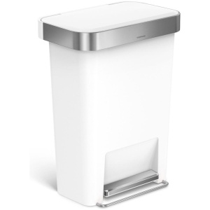 Simplehuman - Prullenbak Liner Pocket Kunststof 45 liter - Kunststof - Wit