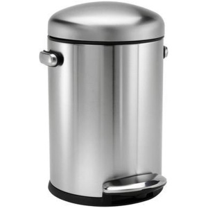 Simplehuman Retro Prullenbak - 4,5 l - RVS