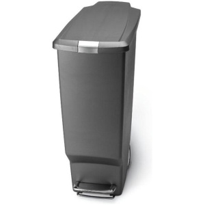 Simplehuman Slimline Prullenbak - 40 l - Kunststof - Antraciet