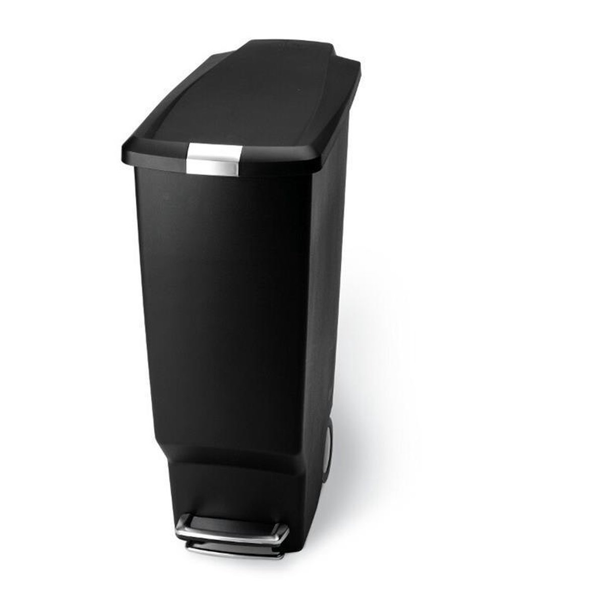 Simplehuman Slimline Prullenbak - 40 l - Plastic - Zwart