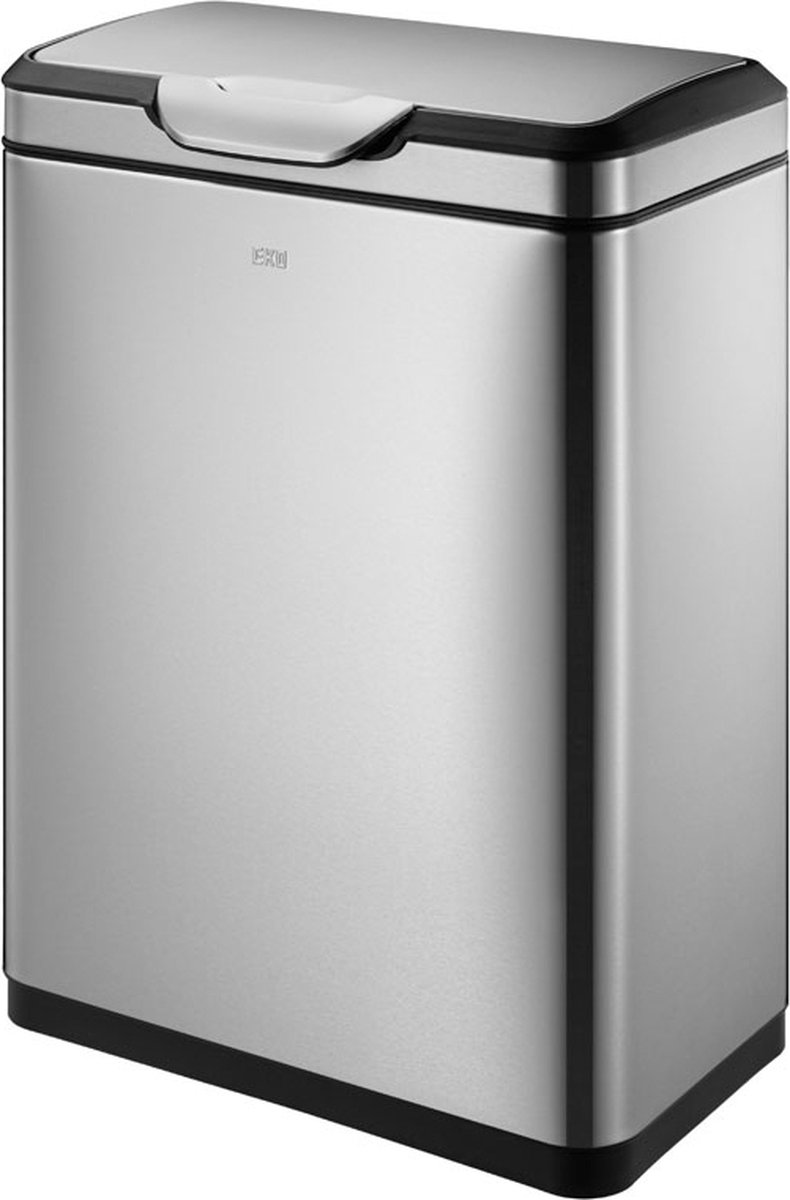 EKO - Touch Pro recycler 20+20 ltr, EKO - Stainless steel Plastic - mat RVS