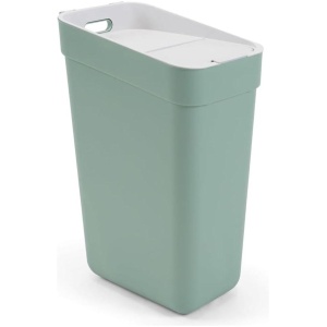 65 liter zilver metallic vuilnisemmer kunststof - CURVER DECO BIN