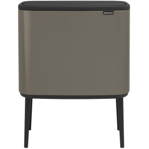 Bo Touch Bin Afvalemmer - 3 x 11 liter - Platinum