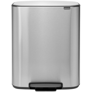 Brabantia Bo Pedal Bin 2 x 30 Liter Rvs Fingerprint Proof