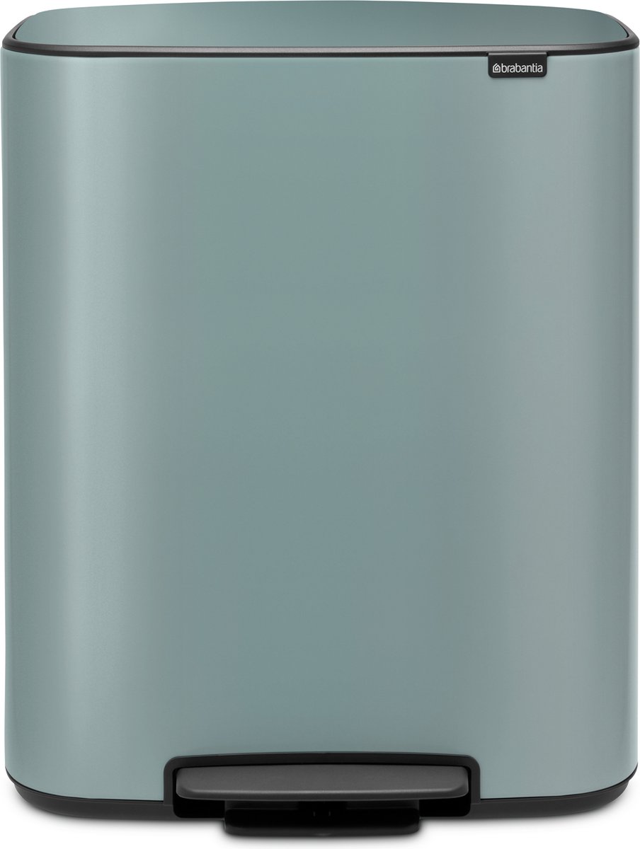 Brabantia Bo Prullenbak - 60 liter - Metallic Mint