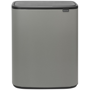 Brabantia Bo Touch Bin 2 x 30 Liter Mineral Concrete Grey