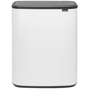 Brabantia Bo Touch Bin 2 x 30 Liter White