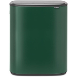 Brabantia Bo Touch Bin afvalemmer 2 x 30 liter met 2 kunststof binnenemmers - Pine Green