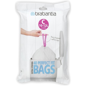 Brabantia Perfect Fit Afvalzakken - 10/12 l - Code C - 40 stuks