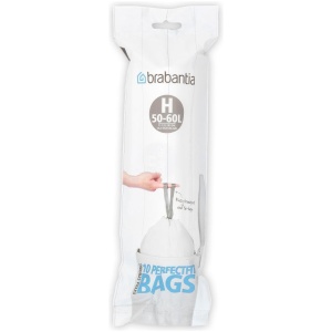 Brabantia PerfectFit Afvalzak met trekbandsluiting - 50/60 l - Code H - 10 stuks