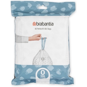 Brabantia PerfectFit Vuilniszakken - 30 l - Code O - 40 stuks