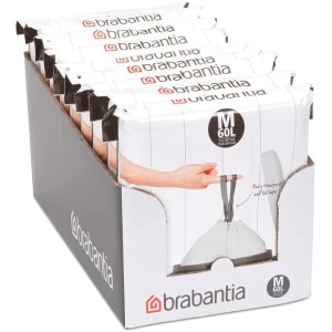 Brabantia PerfectFit Vuilniszakken - 60 l Code M - 7 X 40 stuks - 280 voordeelverpakking