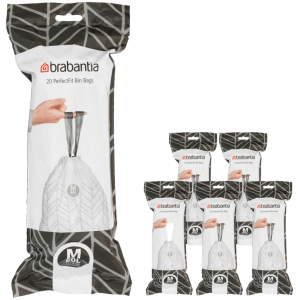 Brabantia Vuilniszakken Code M - 60 Liter (120 stuks)