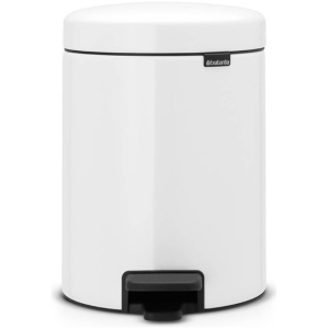 Brabantia newIcon pedaalemmer 2 x 2 liter met 2 kunststof binnenemmers - White