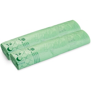 Composteerbare containerzakken - 240L - 2 rollen - 6 zakken per rol - Biologisch afbreekbaar - Europees gecertificeerd - Biobased materiaal