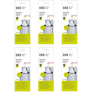 EKO - Afvalzakken 3-6 ltr (A), EKO (6x30 stuks) - - wit