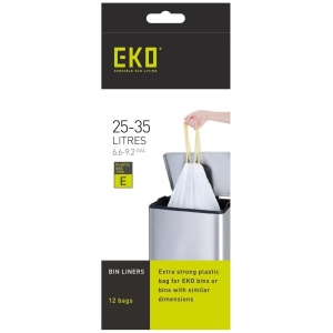EKO afvalzakken type E 25-35 liter - Rol 12 zakken