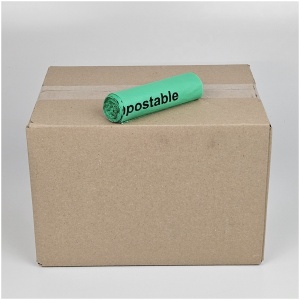 Groene Biologisch Afbreekbare Afvalzakken | 400 Zakken | 30 Liter | BIO | 50cm x 60cm - (Composteerbare Afvalzakjes, 30 Liter Biozakken, Composteerbare Zak 30L, Milieu Vuilniszakken, Biologisch Afbreekbare Zakjes, GFT Zakken 30 Liter)