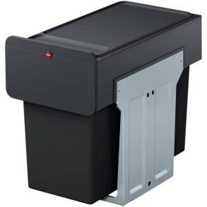 Hailo Afvalbak Ecoline inbouw 3 x 10 L zwart