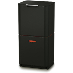 Joseph Joseph - Intelligent Waste Afvalemmer Totem Max 60 liter - Zwart - Joseph Joseph