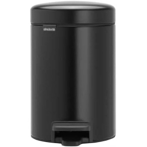 NewIcon Prullenbak Kunststof Binnenemmer Matt Black 3 Liter - Brabantia