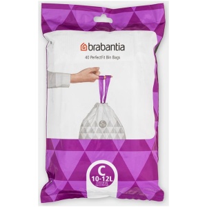 Brabantia PerfectFit Vuilniszakken - 10/12 l - Code C - 40 stuks