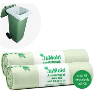 Composteerbare vuilniszakken - 60-80 liter (2 x 10 stuks)