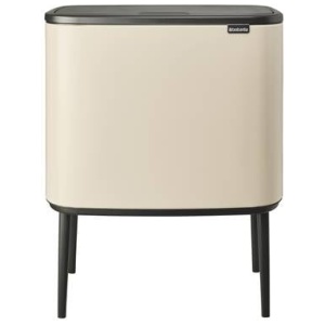 Brabantia Bo Touch Bin Afvalemmer 11 + 23 L - Soft Beige
