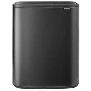 Brabantia Bo Touch Bin Afvalemmer 2 x 30 Liter - Confident Grey