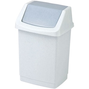 Curver Click-It 50 liter kantelbare afvalbak lux graniet
