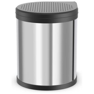 Hailo Compact-Box M Inbouwprullenbak - 15L - RVS