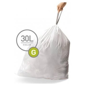 Simplehuman Code G Afvalzakken 30 Liter - 20 zakken