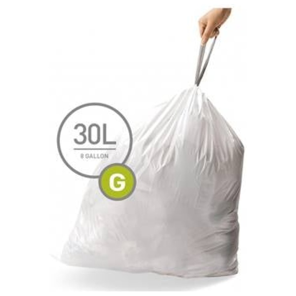 Simplehuman Code G Afvalzakken 30 Liter - 20 zakken