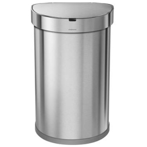 Simplehuman Semi-Round Liner Pocket Sensor Afvalemmer 45 Liter