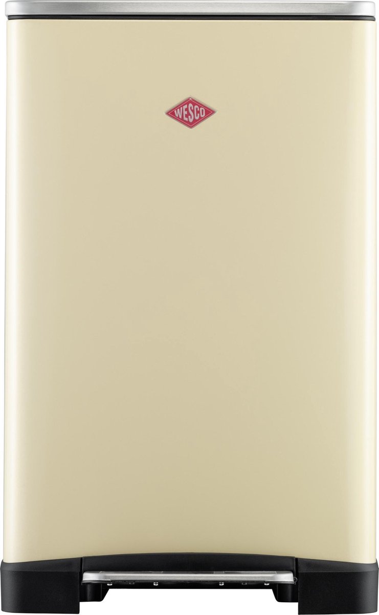 Wesco Big Double Boy Pedaalemmer - 18 l - Crème