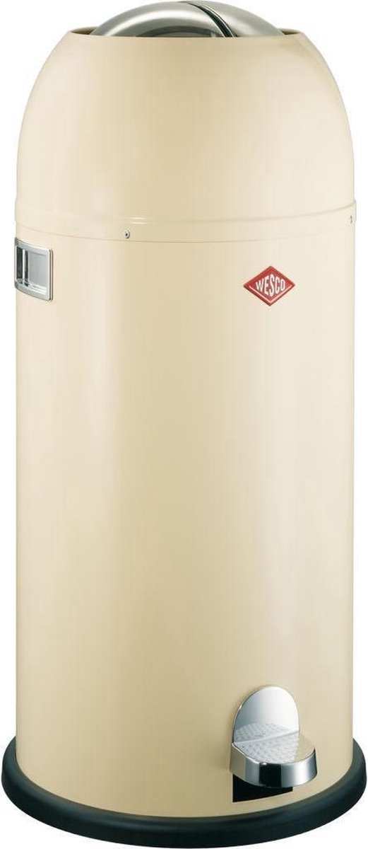 Prullenbak - Wesco Kickmaster Maxi Pedaalemmer - 40 l - Amandel