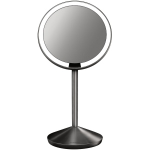 Simplehuman Sensor Compact Spiegel - Reisspiegel - Zilver - Make up Spiegel - Kantelbaar - Automatisch Licht - Makeupspiegel