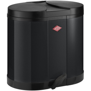 Wesco Double Bin 170 Prullenbak - 2x15 l - Zwart